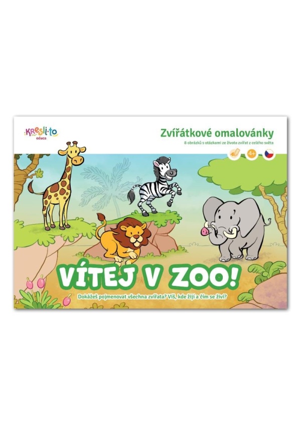 Zvířátkové omalovánky / Vítej v ZOO!