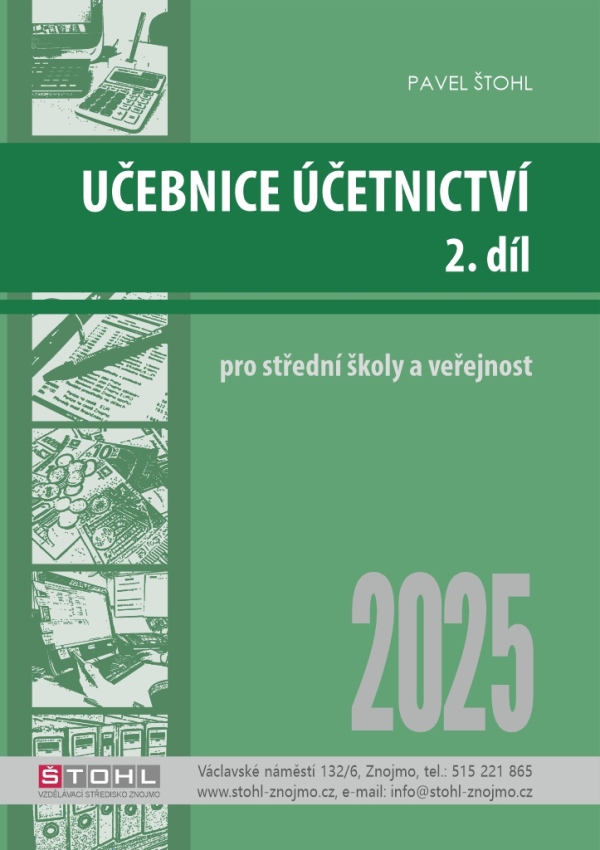 Učebnice Účetnictví 2025 - 2. díl