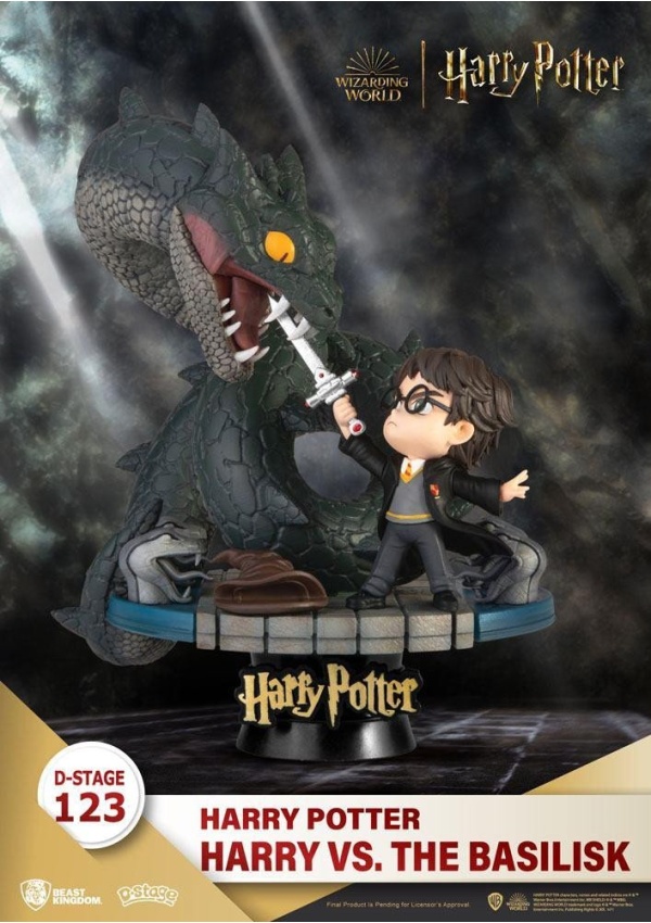 Harry Potter D-Stage diorama - Harry vs bazilišek 16 cm (Beast Kingdom) heo GmbH