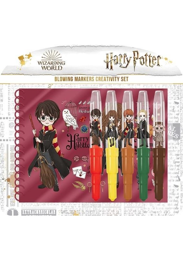 Harry Potter - Set s foukacími fixy a notesem