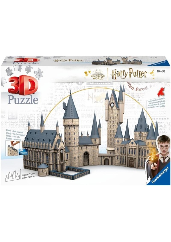 Ravensburger Puzzle 3D Harry Potter: Bradavice - Velká síň a Astronomická věž 1245 dílků MPK Toys CZ s.r.o.