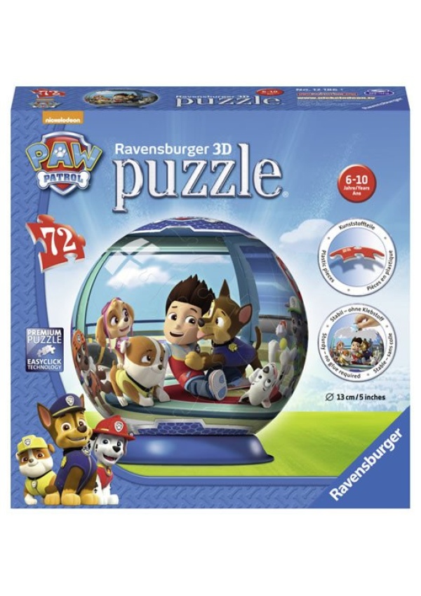Puzzle-Ball Tlapková Patrola 72 dílků MPK Toys CZ s.r.o.