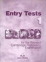 Entry Tests for the Revised CPE 1 - Student´s Book