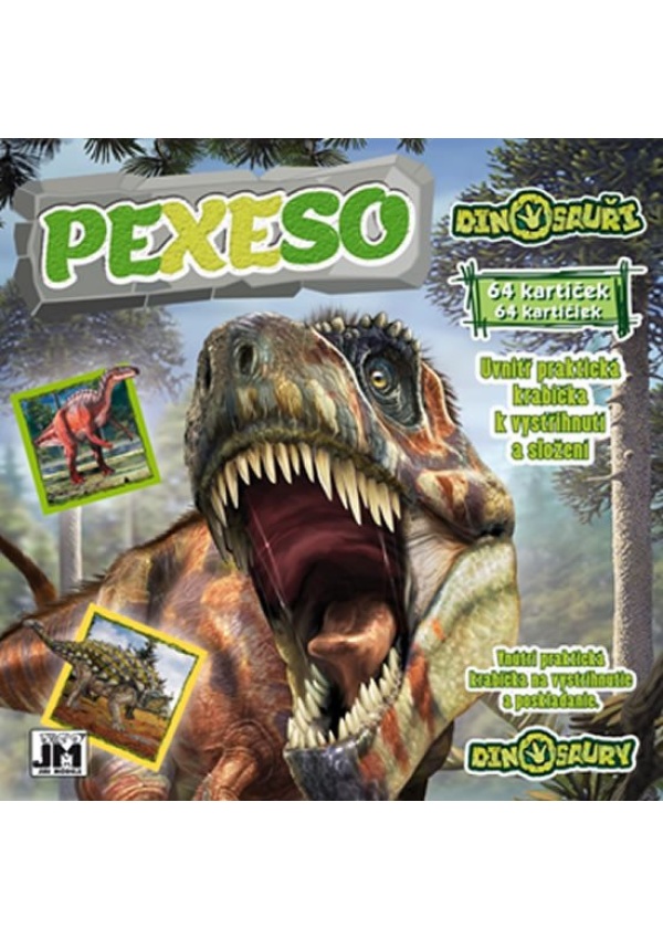 Dinosauři - Pexeso v sešitu JIRI MODELS a. s.