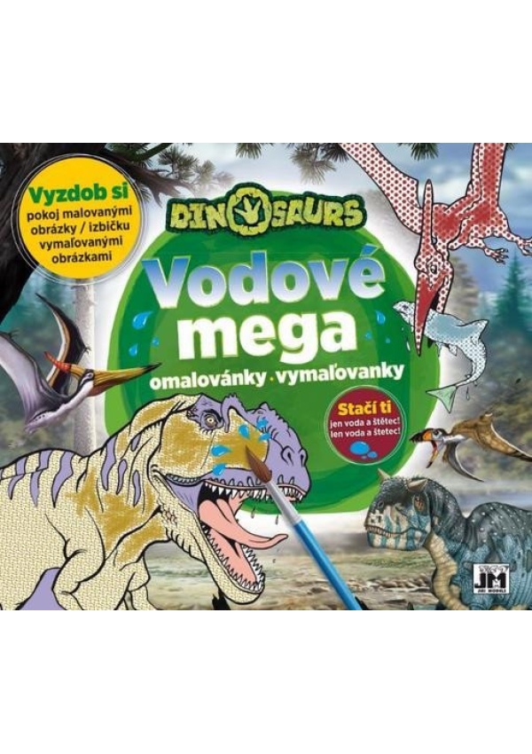 Dinosauři - Vodové mega omalovánky
