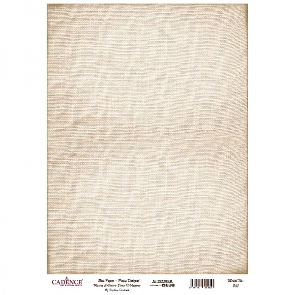 Rýžový papír Cadence, A3 - Tkanina Aladine