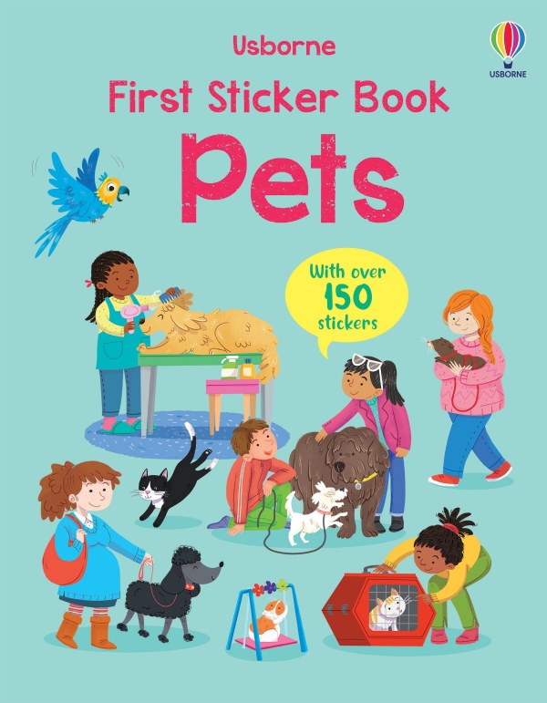 First Sticker Book Pets Usborne Publishing