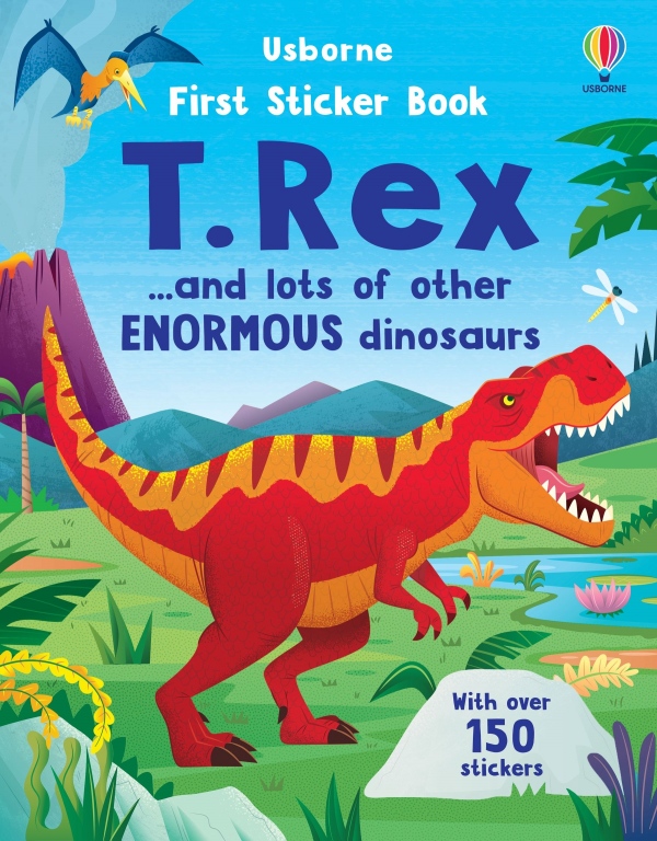 First Sticker Book T. Rex Usborne Publishing