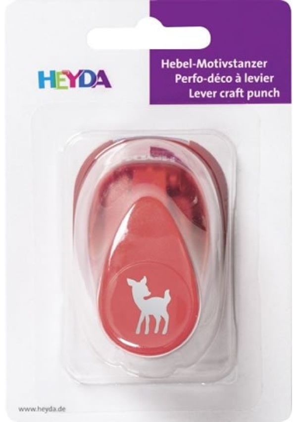 HEYDA ozdobná děrovačka velikost S - kolouch 1,7 cm