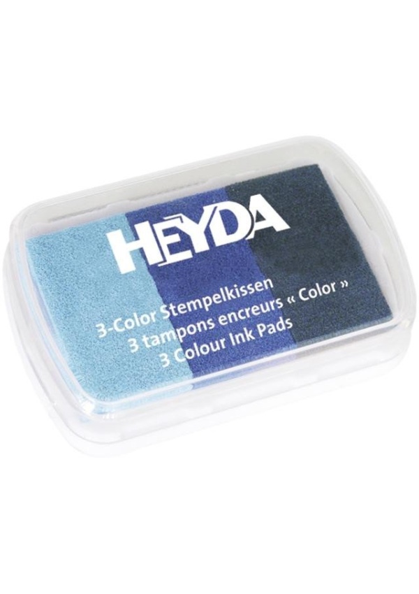 HEYDA Razítkovací polštářek - 3 odstíny modré DAVER, spol. s r.o.