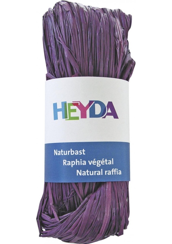 HEYDA Přírodní lýko - fialové 50 g DAVER, spol. s r.o.