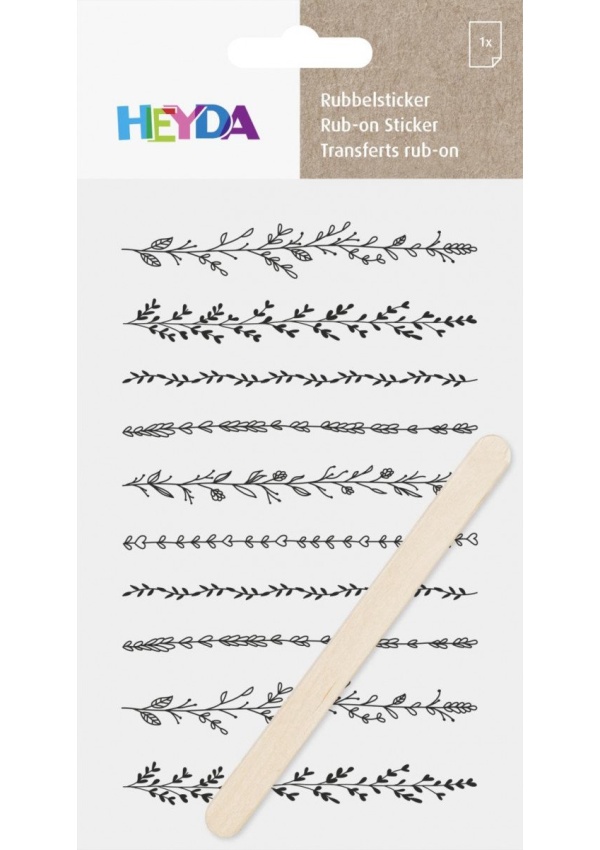 HEYDA Propisoty 10 x 19 cm - bordury černé