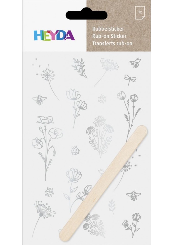 HEYDA Propisoty 10 x 19 cm - louka stříbrná