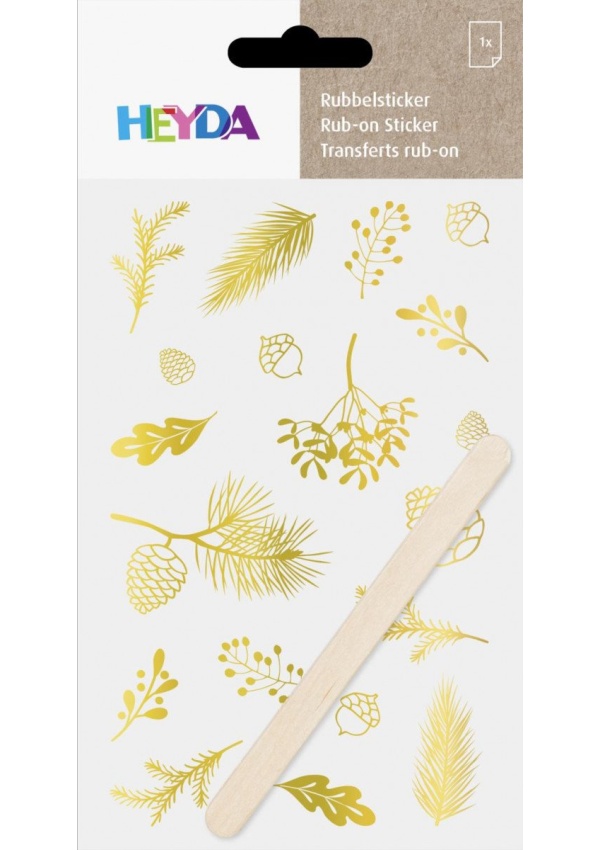 HEYDA Propisoty 10 x 19 cm - větvičky zlaté