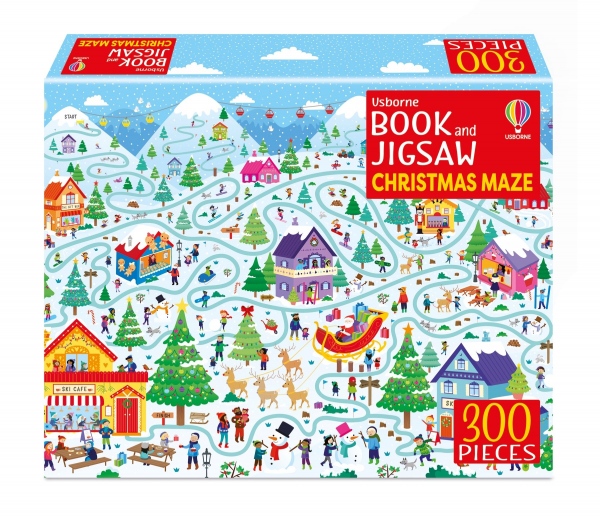 Usborne Book and Jigsaw Christmas Maze Usborne Publishing
