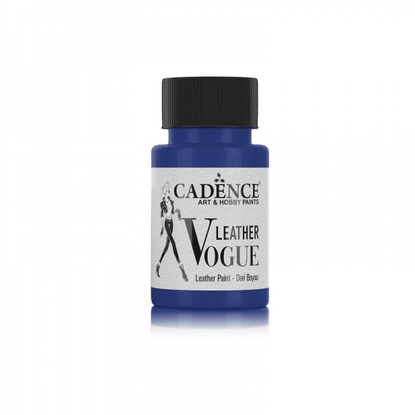 Barva na kůži Leather Vogue, 50 ml - modrá Aladine