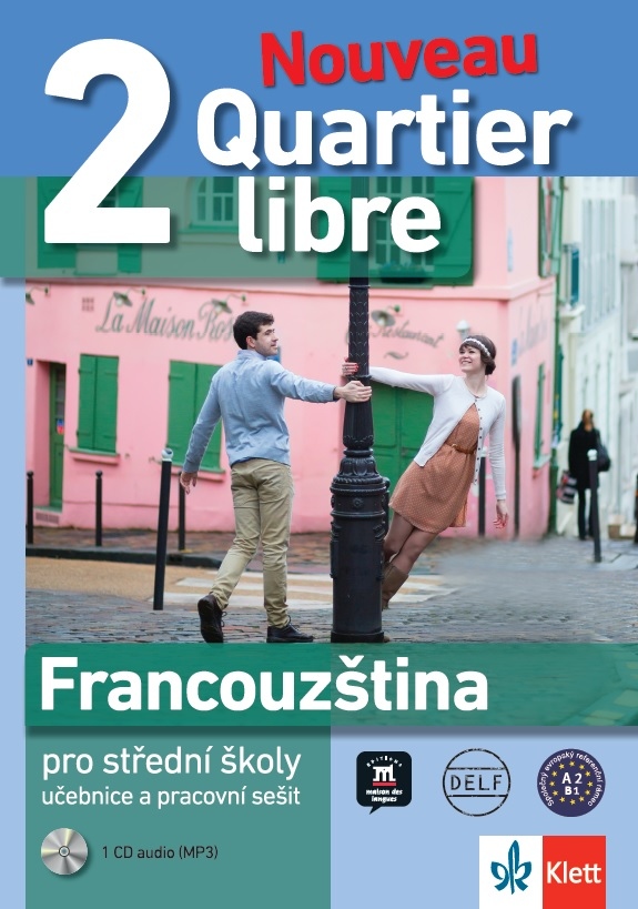 Quartier Libre Nouveau 2 (A2-B1) – učebnice s prac. sešitem
