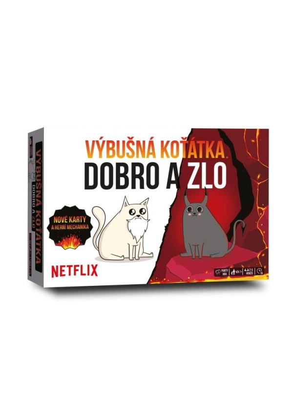 Výbušná koťátka: Dobro a zlo - karetní hra