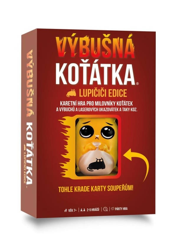 Výbušná koťátka: Lupičiči - karetní hra