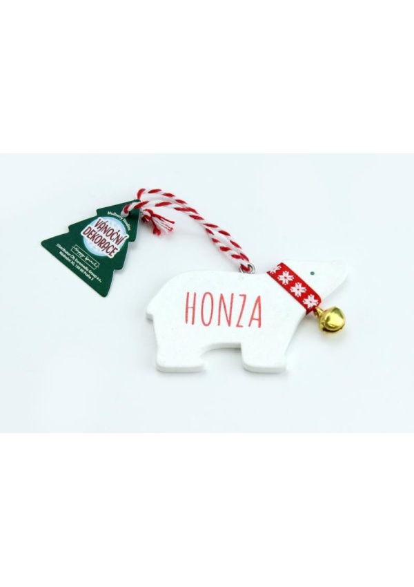 Vánoční dekorace lední medvěd HONZA Euromedia Group, a.s.
