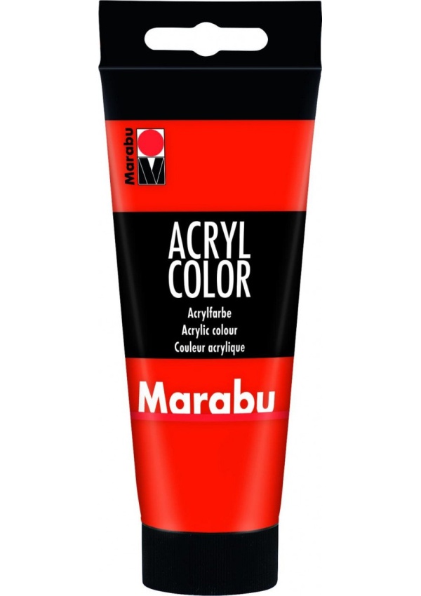 Marabu Acryl Color akrylová barva akrylová barva - rumělka 100ml Pražská obchodní společnost, spol. s r.o.