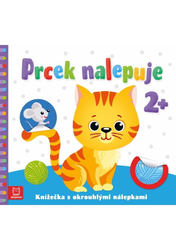 Prcek nalepuje 2+ / Knížečka s okrouhlými nálepkami