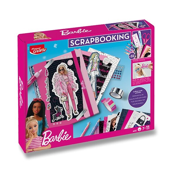 Sada Maped Creativ Barbie Scrapbook Maped