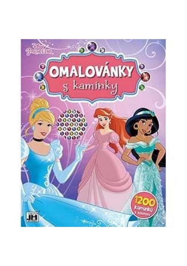 Disney Princezny - Omalovánky s kamínky