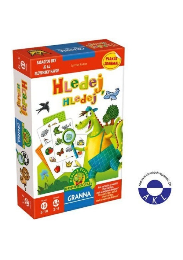 Hledej, hledej - Hry a legrácky dráčka Fráčka - desková hra