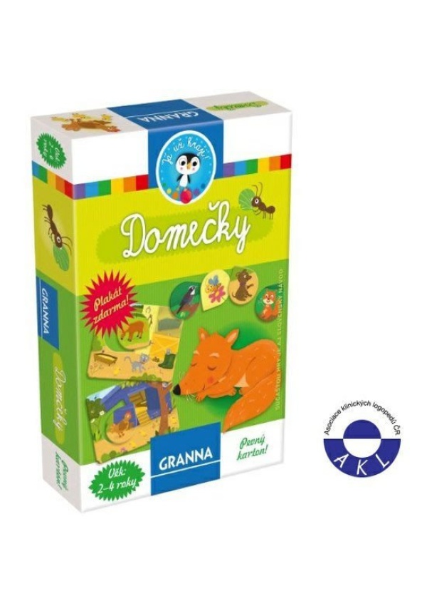 Domečky Já už hraji - desková hra