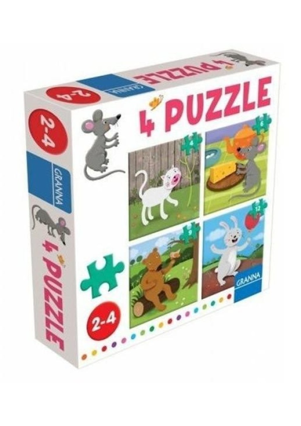 4 puzzle Myška