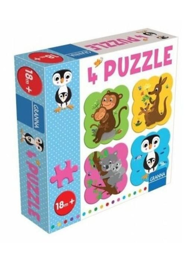 4 puzzle Tučňák