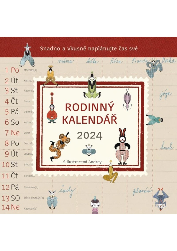 Rodinný kalendář 2024