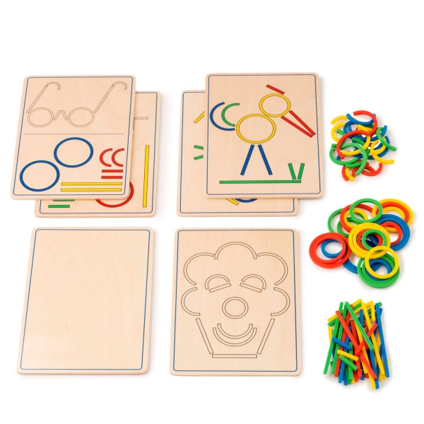 Toys for life - Učíme se tvary a barvy Montessori