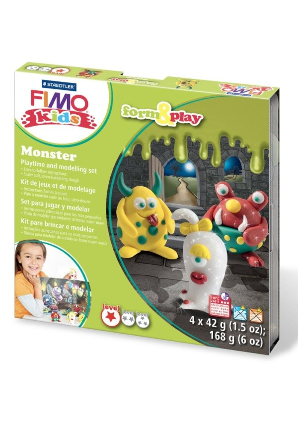 FIMO sada kids Form a Play - Příšerky Kreativní svět s.r.o.