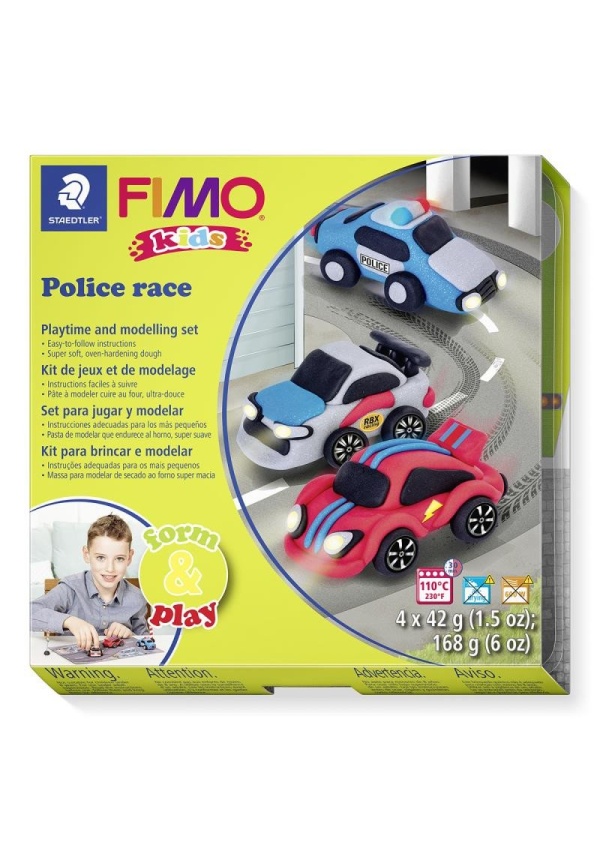 FIMO sada kids Form a Play - Policejní auto Kreativní svět s.r.o.