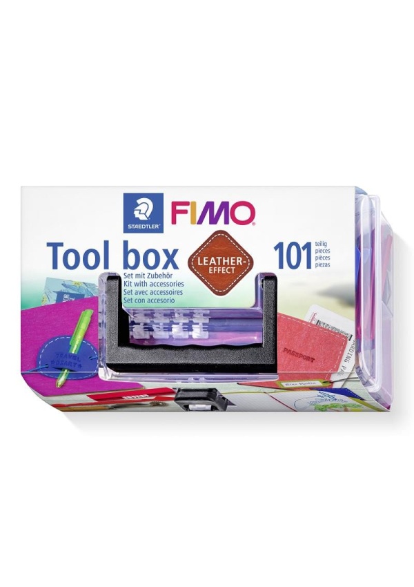 FIMO sada a toolbox - Leather efekt Kreativní svět s.r.o.