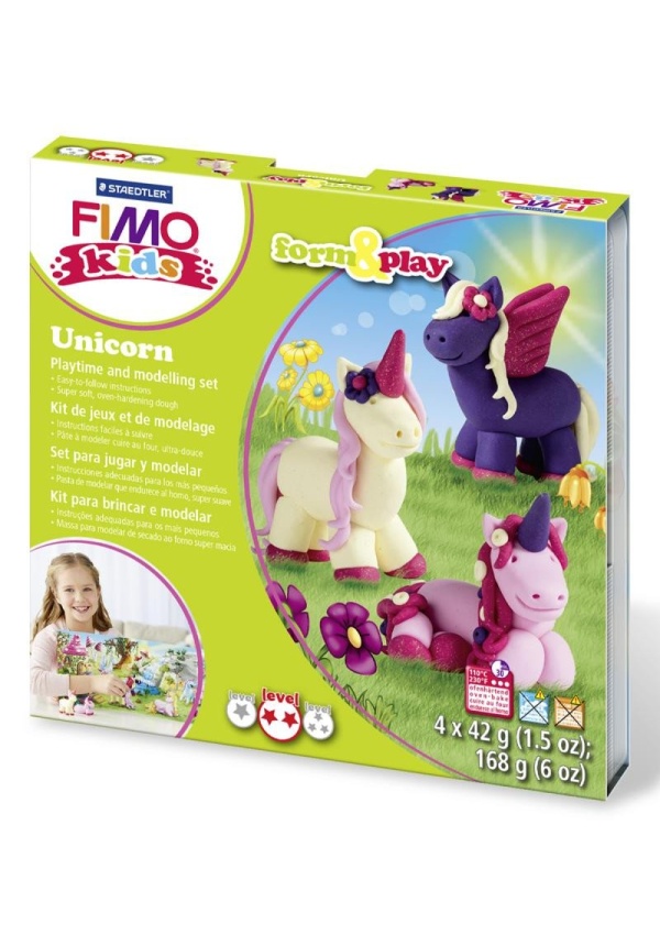 FIMO sada kids Form & Play - Jednorožec