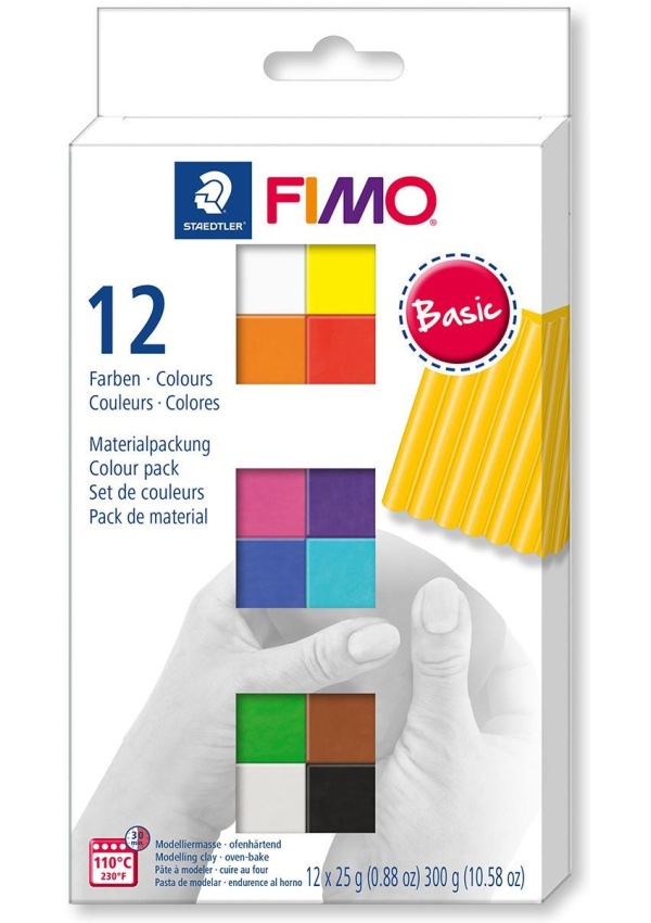 FIMO Soft sada 12 barev x 25 g - basic