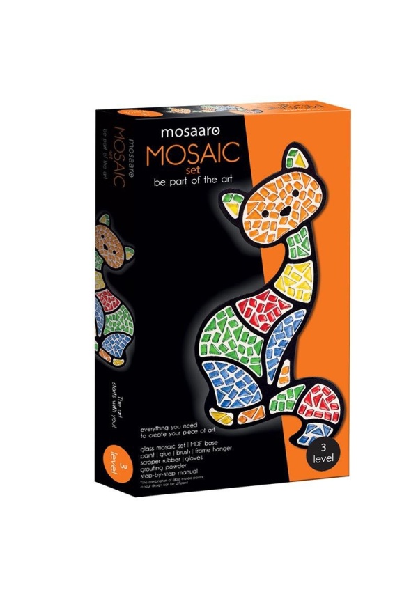 MOSAARO Sada na výrobu mozaiky - Kočka Kreativní svět s.r.o.