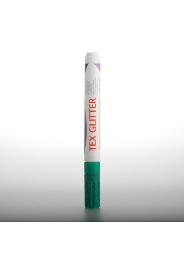 DARWI TEX GLITTER fixa na textil - Tmavě zelená 6 ml