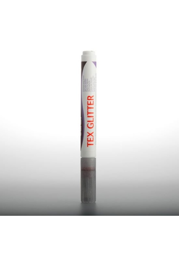 DARWI TEX GLITTER fixa na textil - Stříbrná 6 ml