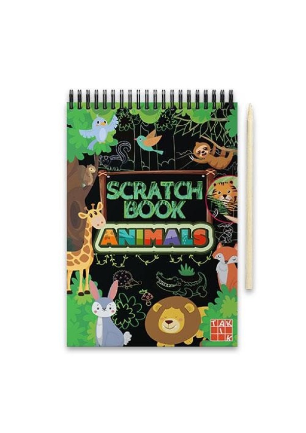 Scratch book - Animals TAKTIK International s.r.o., organizační složka