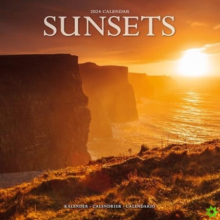 Sunsets Calendar 2024 Square Travel Wall Calendar - 16 Month Avonside Publishing Ltd