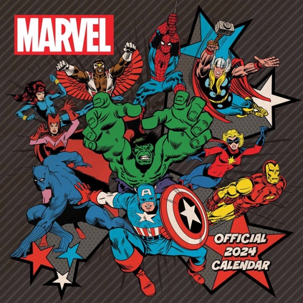 Official Marvel Comics 2024 Square Wall Calendar Danilo Promotions Limited