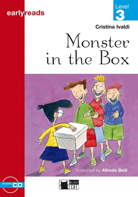 Black Cat MONSTER IN THE BOX + CD ( Early Readers Level 3) BLACK CAT - CIDEB