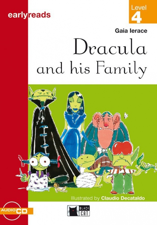 Black Cat DRACULA AND HIS FAMILY + CD ( Early Readers Level 4) BLACK CAT - CIDEB