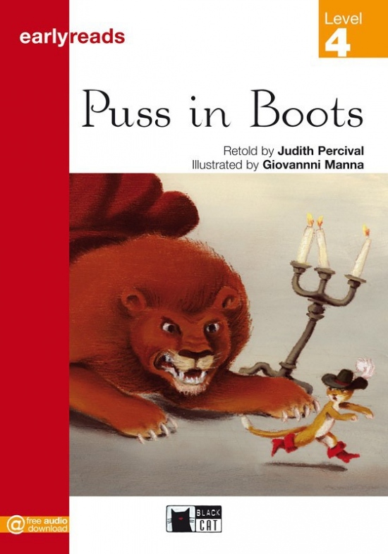 Black Cat PUSS IN BOOTS ( Early Readers Level 4) BLACK CAT - CIDEB