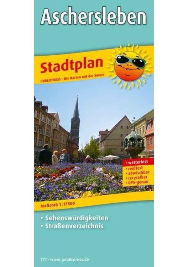 Aschersleben 1:17 500 / plán města