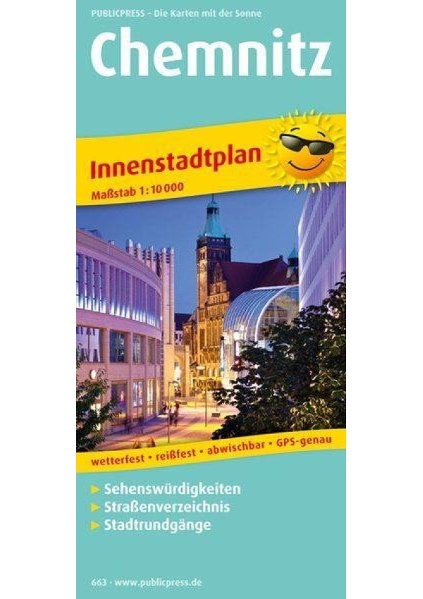 Chemnitz 1:10 000 / plán města